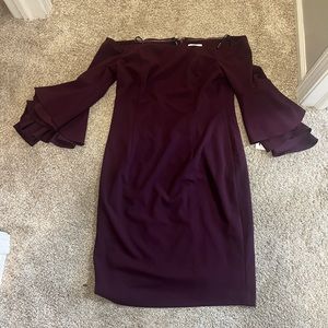 NWT Calvin Klein bell sleeve dress